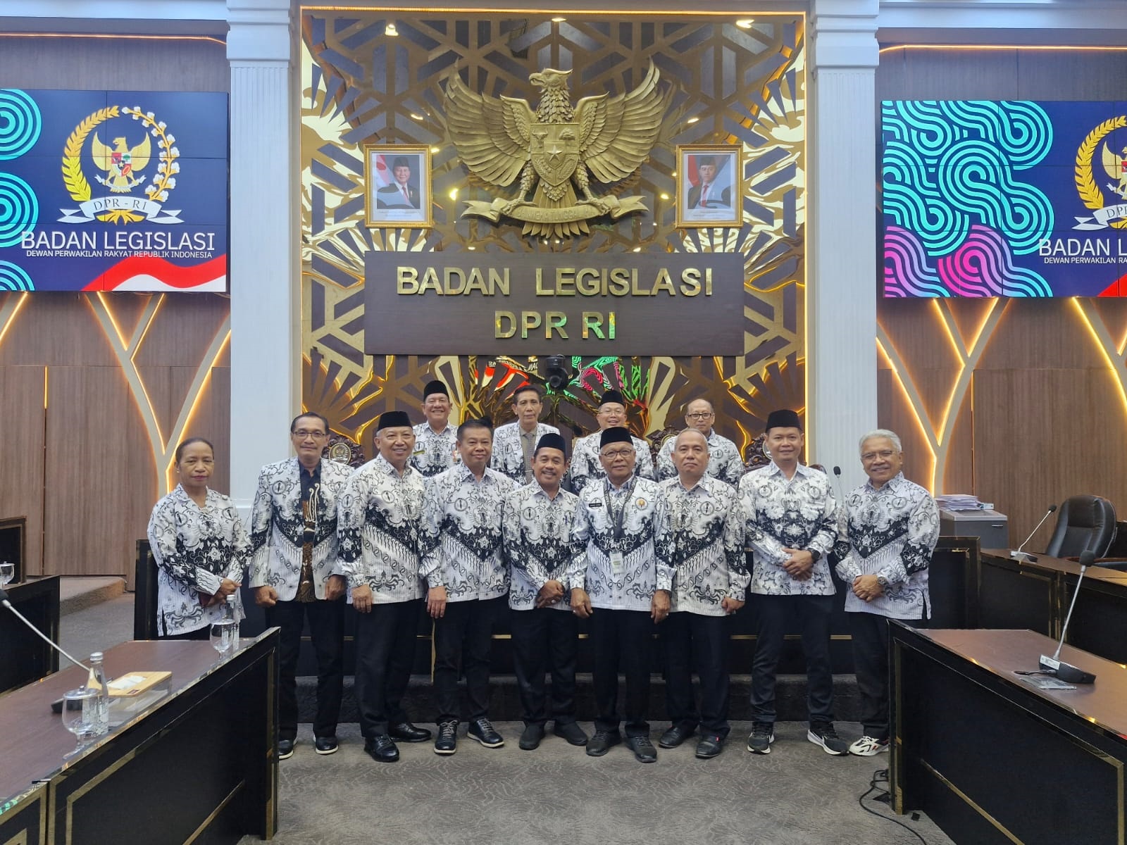 Rapat PGRI bersama Baleg DPR RI di Senayan